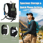 Hydration Backpack Pack with 2L Water Bladder 18L Hiking Backpack Women Men - Image 4