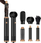 5 in 1 Hair Dryer Brush Set,Professional Negative Ionic Hot Air Styler, Air Curling Wrap Styler,Detachable Blow Dryer Brush With Auto Wrap Curlers,Hair Styling Tools For Straight/Curl/Drying/Smoothing