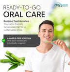 12 Pack Disposable Bamboo Toothbrushes - Image 4