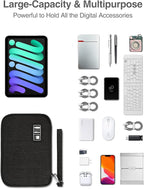 Luxtude Electronics Organizer, Portable Cable Organizer Bag - Image 5