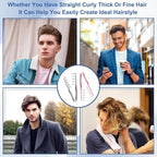 2026 Upgrade Texture Comb — Men's Fluffy Texture Hair Styling Appliances, Volume And Grooming Accessory For Women, Maximum Lift Hair Roots Volume Tool (Gray x 1pc)