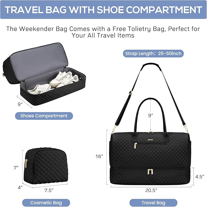 Travel Weekender Bags for Women - Image 3