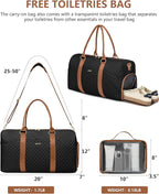Women Duffle Weekender Travel Bag: Large Duffel Bags - Image 5