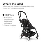 Stokke YOYO3 Frame, Canopy Extensions, Padded Shoulder Strap & Protective - Image 2