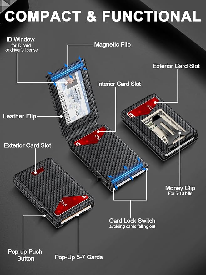 Wallet for Men RFID Wallet - Image 6