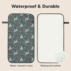 KeaBabies Portable Diaper Changing Pad, Easy Wipe Clean - Image 4