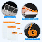 HEETA 5-Pack Clear Waterproof Dry Bag, Water Tight Cases Pouch Dry Bags - Image 5