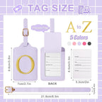 Personalized Initial Luggage Tags - Image 2