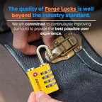 Forge Dual-Opening: Key or Combination Access Lock, TSA Approved Locks - Image 6