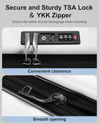 Expandable Checked Luggage, 28 Inch Luggage - Image 5