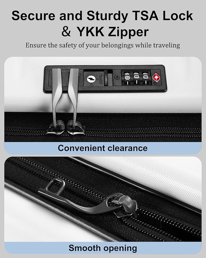Expandable Checked Luggage, 28 Inch Luggage - Image 5