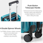 Hanke 14 Inch Underseat Carry On Luggage - Image 7