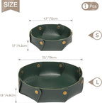 Leather Valet Trays, Premium Catchall Trays, Jewelry Trays, Folding Travel - Image 2