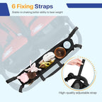 ZZM Double Stroller Organizer for Bob Duallie and Baby Jogger City Mini GT2 - Image 4