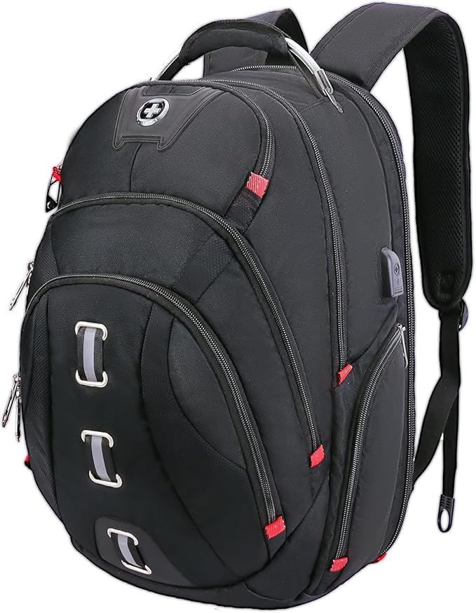 Swissdigital Design Travel Laptop Backpack, College Backpack by SwissdigitalDesign
