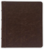 Samsill Vintage Leather Binder, 0.5 Inch Round Ring, Letter Size 8.5x11 - Image 4