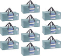 VENO 10 Pack Moving Bags for College, Heavy-Duty Storage Totes, Moving Boxes by Veno