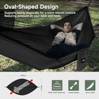 Camping Hammock with Mosquito Net and Ridge Rope, Extra Large - Image 2