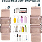 Hanging Toiletry Bag for Women Travel, 2 Sizes Large & Small Waterproof - Image 3