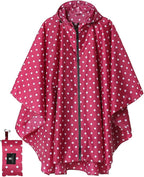 SaphiRose Unisex Rain Poncho Raincoat Hooded by SaphiRose