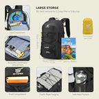 SKYSPER Hiking Backpack for Men Women, 35L Travel Backpack Waterproof Camping - Image 6