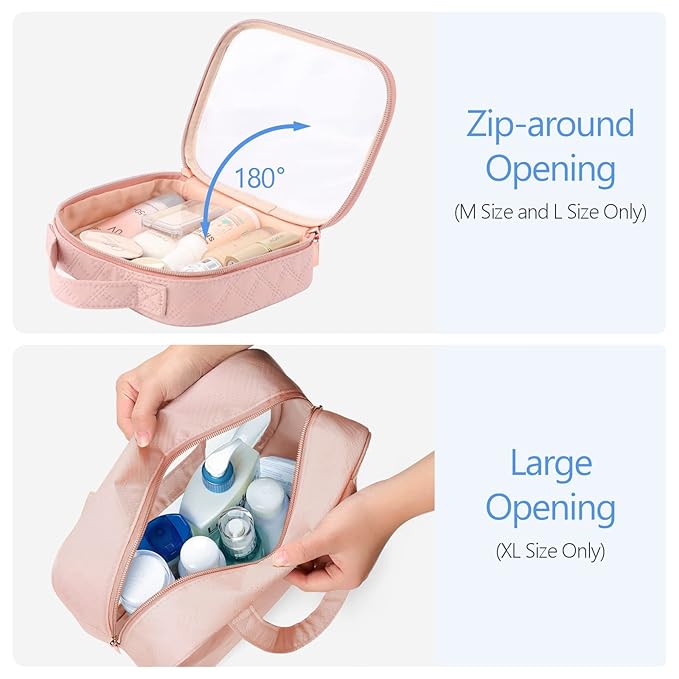 PACKISM Clear Toiletry Bags, 3 Pack Clear Makeup Bags - Image 2