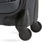 SwissGear Sion Softside Expandable Luggage, Dark Grey, Checked-Medium 25-Inch - Image 9
