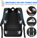 Paude Laptop Backpack, School Backpack Large Bookbag - Image 2
