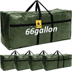 4 Pcs 66 Gallon Large Moving Bags by Clysee