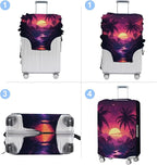 Luggage Cover Washable Suitcase Protector Anti-scratch Suitcase cover Fits - Image 4