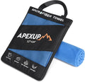 APEXUP Microfiber Travel Towel, Ultra Absorbent Quick Dry Towels, Lightweight by APEXUP