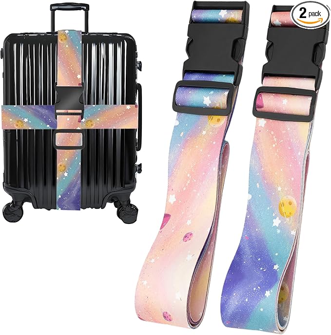 Milky Way Galaxy Luggage Straps by Unknown
