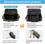 Vomgomfom Wheeled Collapsible Duffel Bag, 110L-140L Expandable Checked Luggage - Image 6