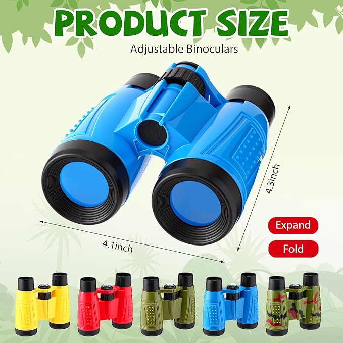 12 Set Binocular Compass Magnifying Glass Set Christmas Birthday Gift Small - Image 3