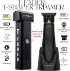 Supreme Trimmer 2-in-1 T-Fader Foil Shaver & DLC T-Shaper Trimmer Set | ST5206 Beard Trimmer STF501 Electric Razor | Travel Hair Trimmer | Black