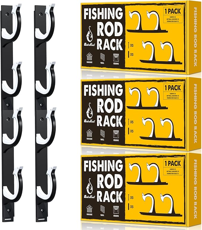 QudraKast Horizontal Fishing Rod Holder by QudraKast