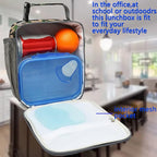 FlowFly Kids Lunch box Insulated Soft Bag Mini Cooler Back to School Thermal - Image 2