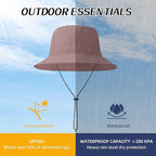 Durio Waterproof Bucket Hats for Woman UPF 50+ Sun Hat UV Protection Packable - Image 2