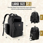 HighSpeedDaddy - Baby Diaper Backpack, Military-Grade, Waterproof, Compact Baby - Image 2