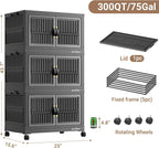 BROVIEW 300Qt Stackable Storage Bins - Image 2