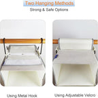 2 Pack Large-Sized Hanging Shoe Organizer 8-Shelf, Hanging Closet Organizer - Image 4