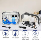 16 Pieces Clear Makeup Bags Bulk, TSA Approved Toiletry Bag - Image 6