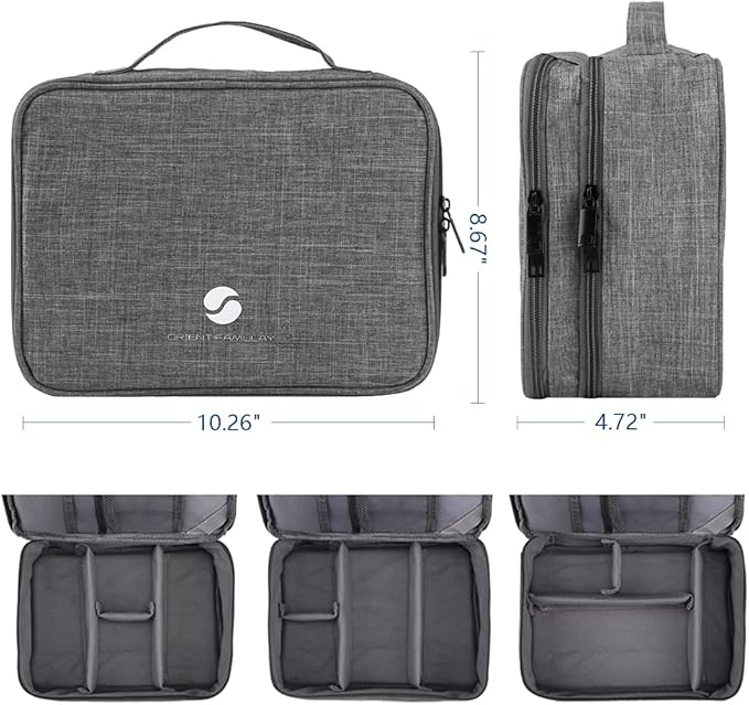 ORIENT FAMULAY Travel Organizer, Waterproof Cable Bag - Image 5