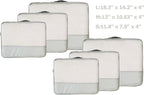 DoubleTrip Packing Cubes for Suitcases Carry on Luggage Organizer 6 Set Travel - Image 5