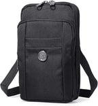 Water-Resistant Oxford Fabric Multifunction Smart Phone Bag /Case, One Shoulder by Sentient+Wolf