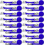 16 Pcs Cambuckle Tie Down Straps 1763lbs Break Strength Securing Straps 1'' x by Riakrum