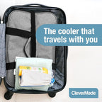 CleverMade Collapsible Insulated Cooler Bag – Leakproof Soft Folding Cooler - Image 8