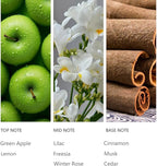 Essential Scent Oil Cinnamon pples 20ML Sampler Waterless Diffuser Oil for Cold Air Diffusers, Luxury Home Fragrance Oils, Aromatherapy Oils for Spa, Office, Long-Lasting Refill