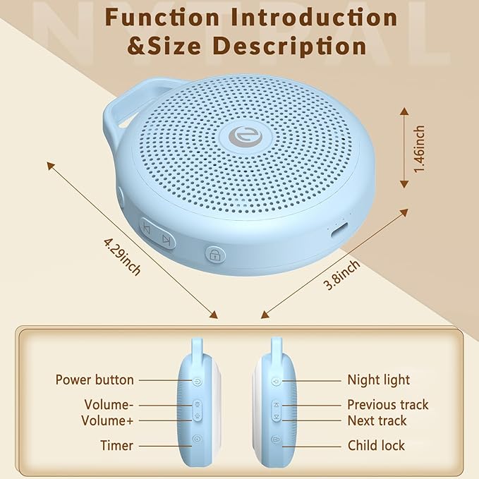 Portable White Noise Sleep Sound Machine - Image 2