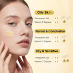 Deep Vita C Capsule Cream, Face Moisturizer with Niacinamide for Wrinkles, Firming, Skin Radiance, Refined Pores, 140g/4.9oz